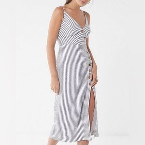 Urban Outfitters Linen Midi Dress